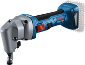 板金切断用のBosch GNA 18V-16 コードレス ニブラー。