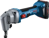 鋼鉄切断用のBosch GNA 18V-16 E コードレス ニブラー。