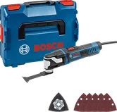 Bosch GMF 55-36 マルチツール（ケースとサンディングパッド付き）。