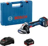 Bosch GWS 18V-7 コードレスアングルグラインダーセット。