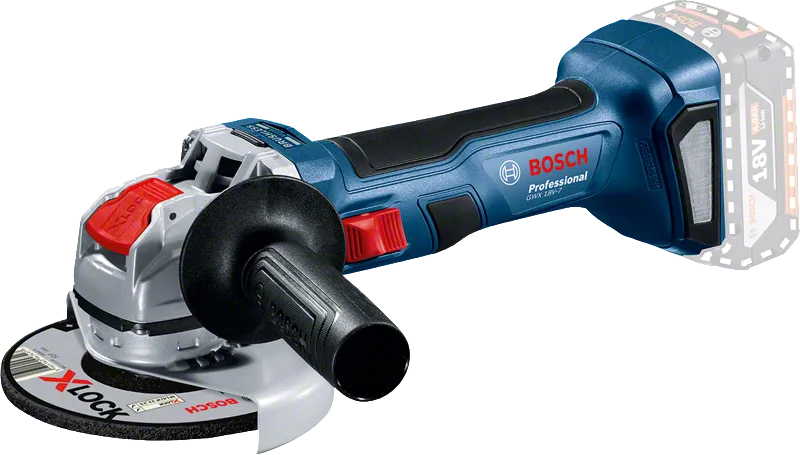 Bosch GWX 18V-7 コードレスアングルグラインダー（X-LOCK 搭載）.