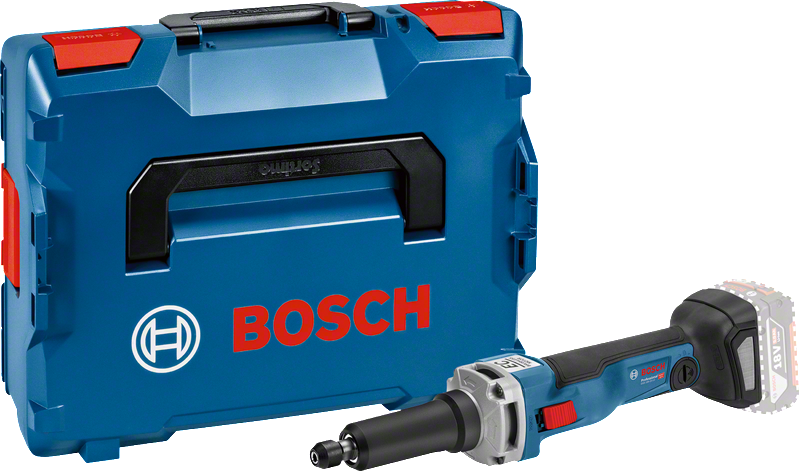 Bosch GGS 18V-23 LC コードレスストレートグラインダー（ケース付き）。.