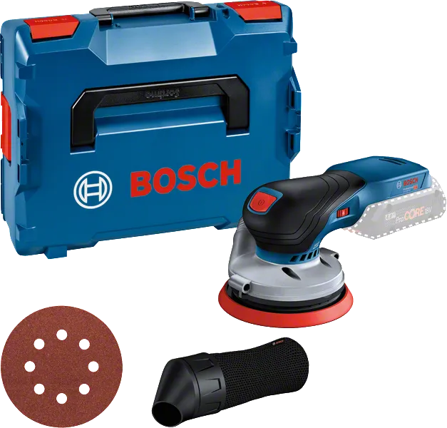 Boschコードレス ランダムオービットサンダー GEX 18V-125 セット。.