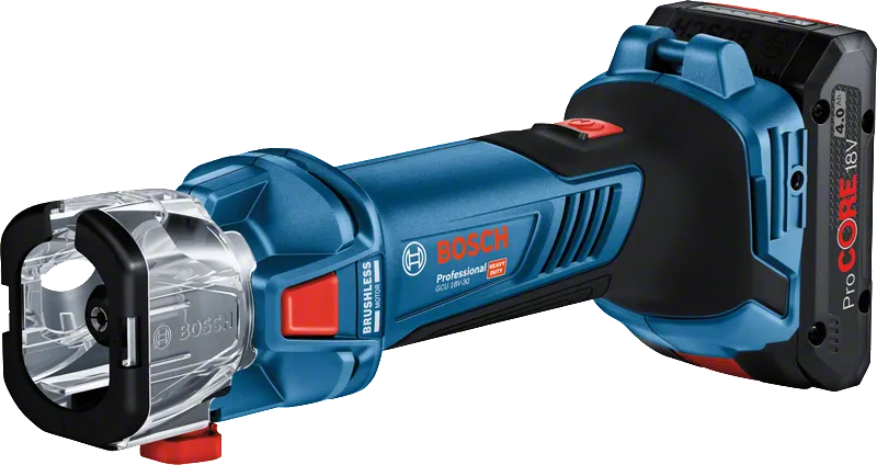 Bosch GCU 18V-30 コードレス乾式壁ルーター。.