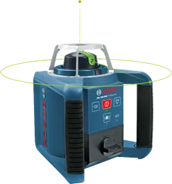 Bosch GRL 300 HVG 回転レーザーレベルツール、高精度。.