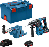 Bosch GBH 18V-26 ロータリーハンマー（集塵機とケース付き）.