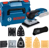 Bosch GSS 18V-13 コードレスオービタルサンダーキット。