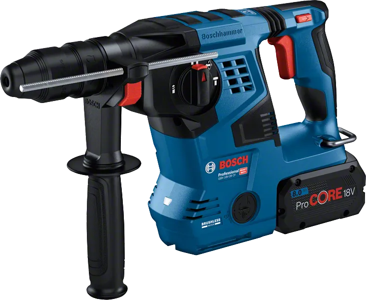 Bosch GBH 18V-28 CF コードレスロータリーハンマー（SDS プラス搭載）。.