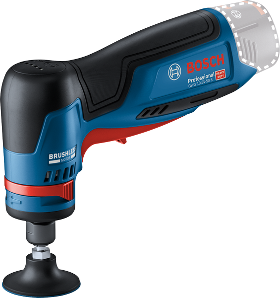 Bosch GWG 10.8V-50 S コードレス アングル グラインダー、ブラシレス モーター。.