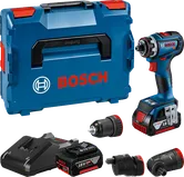 Bosch GSR 18V-90 FC コードレスドリルセット（ケース付き）。.