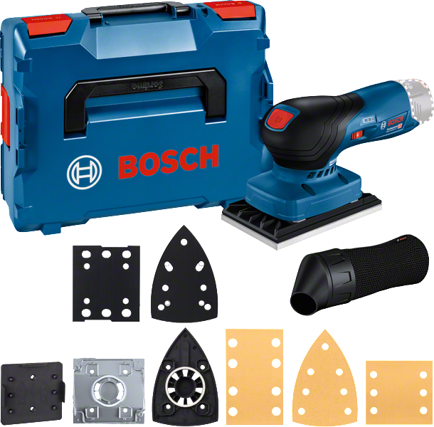 Bosch GSS 10.8V-13 コードレス サンダー (付属品およびケース付き)。.