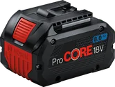 Bosch ProCORE18V 8.0Ah 充電式バッテリーパック。.