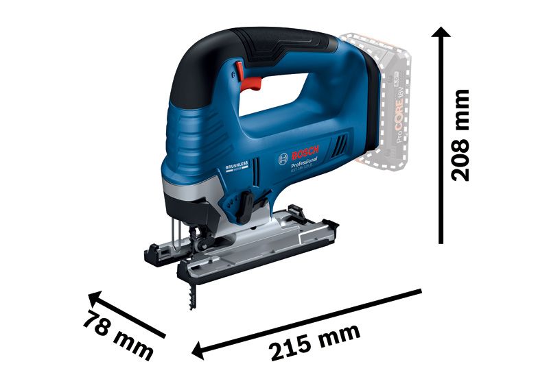 PRO Heavy Duty GST 18V-125 B コードレスジグソー | Bosch Professional