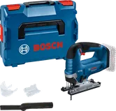 Bosch GST 18V-125 B コードレスジグソー（ケース付き）。