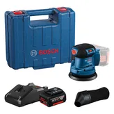 Bosch GEX 185-LI ランダムオービットサンダーキット（125mm パッド付き）