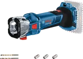 Bosch GCU 18V-30 コードレス乾式壁切り取りツール。