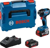 Bosch GDR 18V-210 C コードレスインパクトドライバーセット。