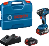 Bosch GDR 18V-200 インパクトドライバーセット（ケースとバッテリー付き）。.
