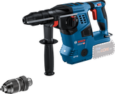 Bosch GBH 18V-28 サイドハンドル付き回転ハンマー。