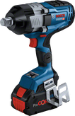 Bosch GDS 18V-1600 コードレスインパクトレンチ、8.0Ah ProCORE バッテリー。
