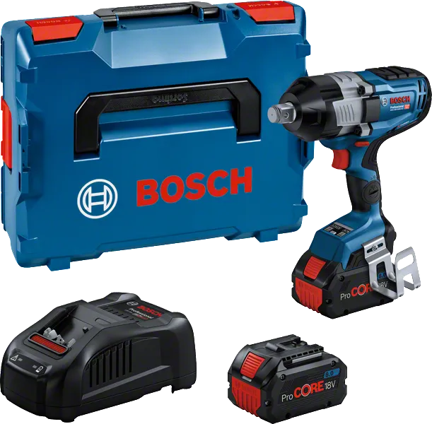 Bosch GDS 18V-1600 インパクトレンチセット（バッテリーと充電器付き）.