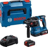 Bosch GBH 18V-22 回転ハンマー（ケースと電池付き）。.