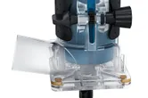 ダスト排出ポートを備えたBosch GLF 55-6 エッジルーター。