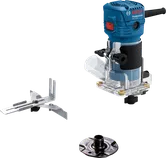 Bosch GLF 55-6 エッジルーターとアクセサリ。