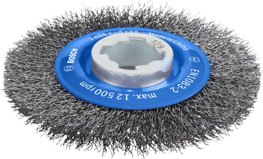 PRO Metal clean ワイヤホイール Bosch PRO メタルクリーン X-Lock ワイヤーホイール、直径115 mm.