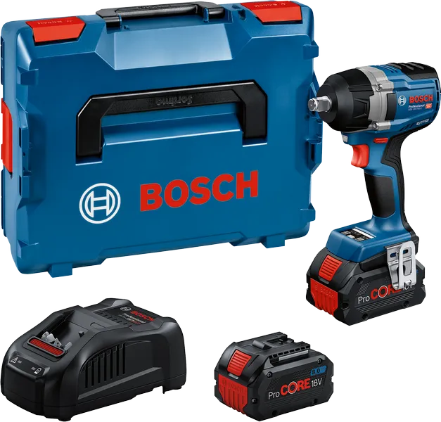 Bosch GDS 18V-750 C インパクトレンチセット（ProCORE18V バッテリー付き）.