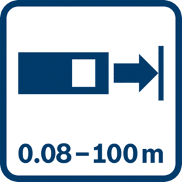  ボッシュ MTアイコン GLM 100C 測定範囲 0.05～100m pos