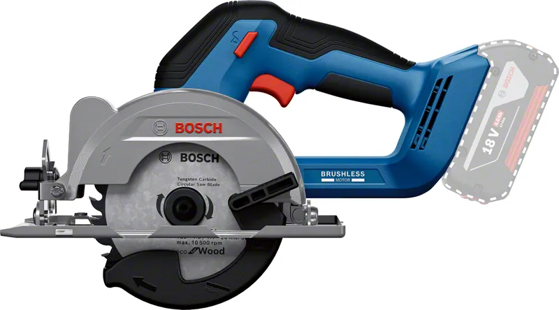 Bosch GKS18V-44 木材用コードレス丸鋸。.