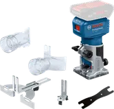 Bosch GLF 18V-8 コードレスラミネートトリマー（付属品付き）