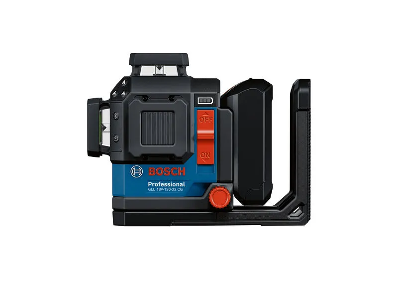 Bosch GLL 18V-120-33 CG レーザー レベリング ツール、バッテリー駆動。.
