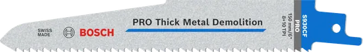 PRO Thick Metal Demolition S930CF ブレード Bosch PRO 厚金属解体用 S930CF ブレード、マイクロエッジ。.