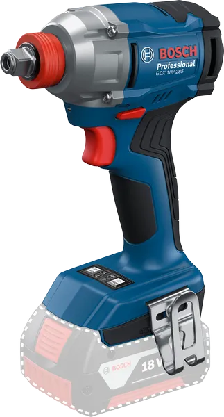 18V スロットを備えたBosch GDX 18V-285 コードレス インパクト ドライバー。.