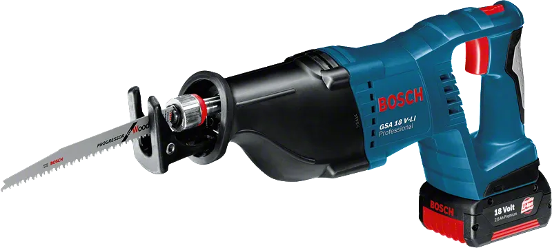 Boschの木材用コードレスレシプロソー GS4 18 V-LI。.