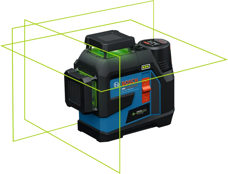 PRO GLL 100-33 CG レーザー墨出し器 | Bosch Professional