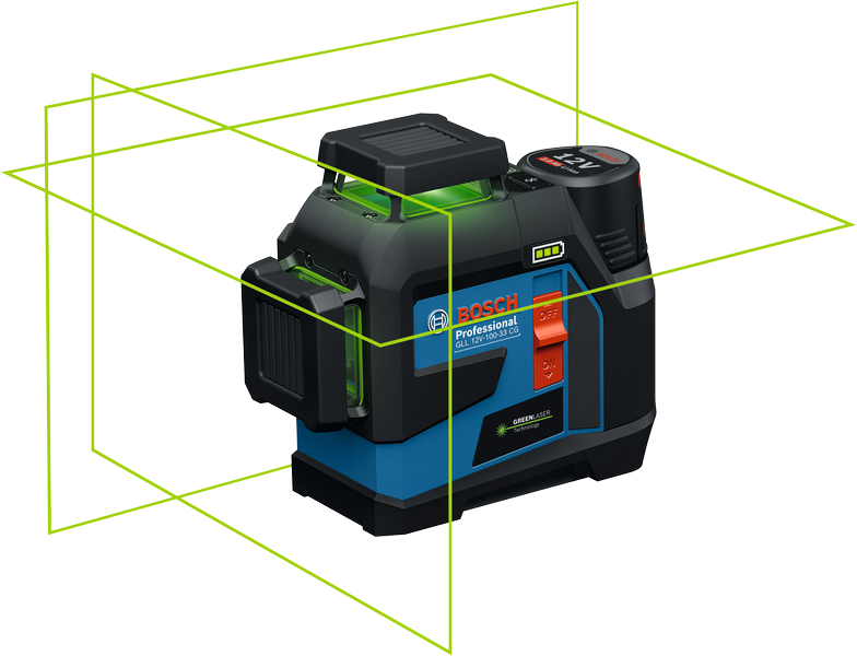 PRO GLL 100-33 CG レーザー墨出し器 | Bosch Professional