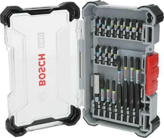Bosch PRO インパクトドライバービットセット ケース入り 20個入り。.