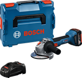 Bosch GWS 18V-8 コードレスアングルグラインダーセット。.