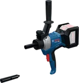Bosch GRW 18V-120 コードレス泥ミキサー（サイドハンドル付き）。.