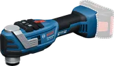 ブラシレスモーターを搭載したBosch GMF 18V-40 コードレス マルチツール。.
