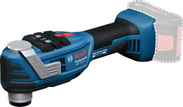 ブラシレスモーターを搭載したBosch GMF 18V-40 コードレス マルチツール。.
