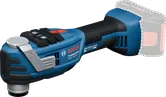 ブラシレスモーターを搭載したBosch GMF 18V-40 コードレス マルチツール。.