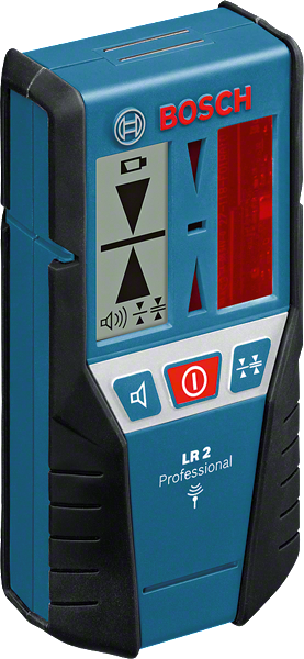正確なレベル検出を実現するBosch LR 2 レーザー レシーバー。.