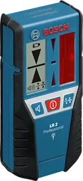 正確なレベル検出を実現するBosch LR 2 レーザー レシーバー。.