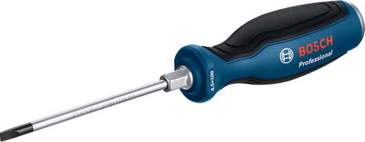 Boschマイナスドライバー SL 4.5x100 mm エルゴノミックハンドル.