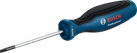 人間工学に基づいたハンドルを備えたBoschの3.5 x 75 mm マイナスドライバー。.