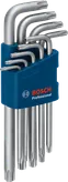Boschトルクス六角レンチセット 9 個入り。